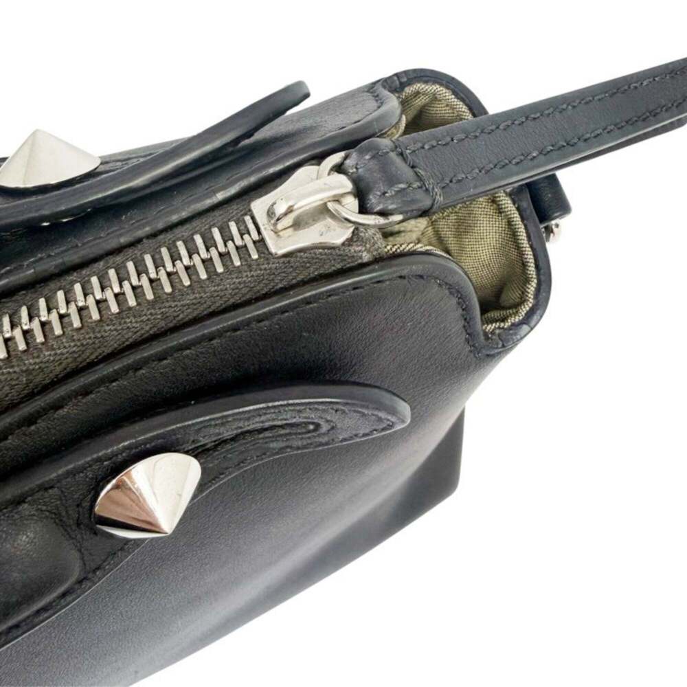 FENDI Black Leather Shoulder Bag - Picture 12 of 16